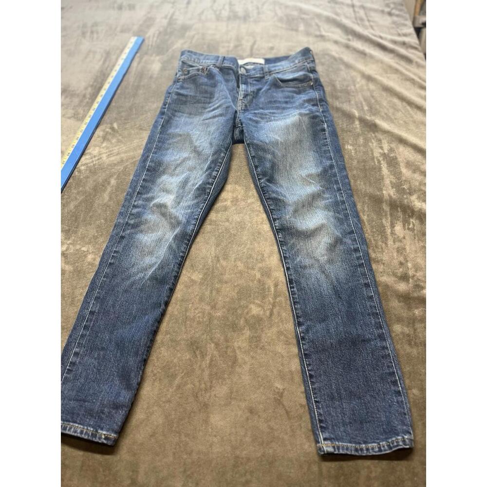 Gap 1969 Womans Jeans‎ Size 25 R Blue Girlfriend Selvedge Stretch